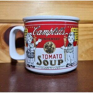 Campbells Kids 1999 Westwood First Red & White Label 14 oz Oversize Cup Soup Mug